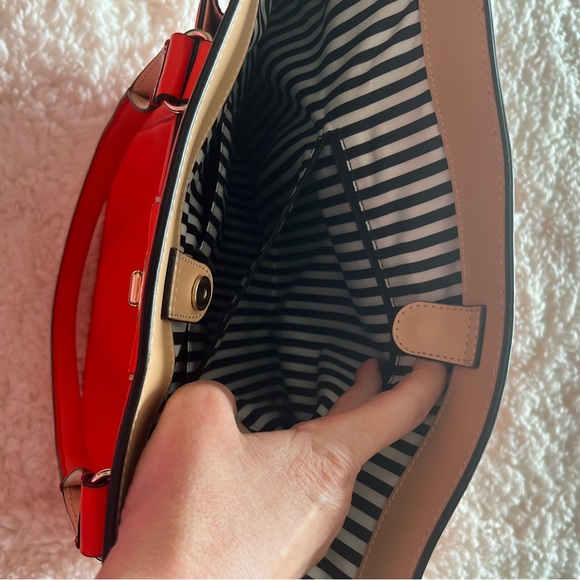 Kate Spade orange handbag and wristlet set - Picture 3 of 16